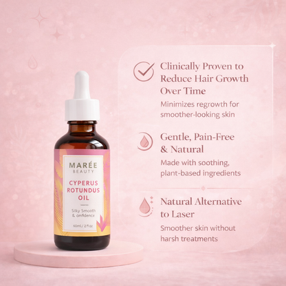 Natural Hair Reduction Oil